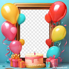 happy birthday photo frame editor