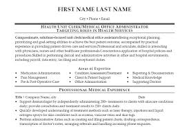 Health Unit Clerk Cover Letter     Medical Clerk Sample Resume   File Audit Templates Free Inspiration Unit     