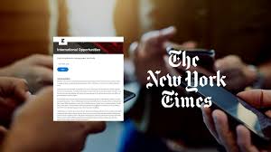 Is a media organization, which engages in creating, collecting, and distributing news and information. New York Times Job Ad Sparks Misplaced Anti India Anti Hindu Ire