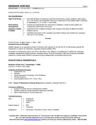 Resume Sample For Hr Manager