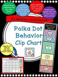 Polka Dot Behavior Clip Chart 6 Behavior Level Edition
