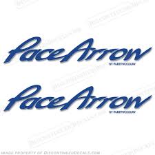 Pace Arrow Rv Decals Set Of 2 Any Color