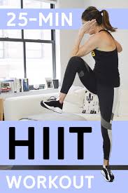 25 minute at home hiit workout no