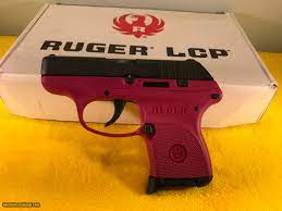 ruger lcp raspberry 380 acp pistol used