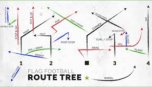Guide To The Ultimate Flag Football Routes Tree Flagspin
