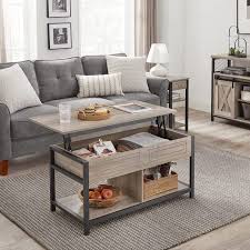 Vasagle Lift Top Coffee Table With And Open Storage Compartment