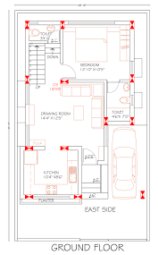 2 Bhk Floor Plans Of 25x45 2bhk House