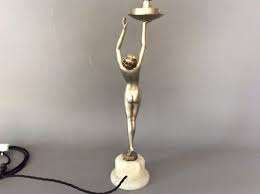 Art Deco Lady Lamp C1925 Antiques To Buy