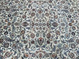 handmade persian kashan rug signed
