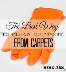 clean vomit out of carpet menclean com