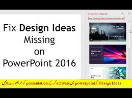 design ideas in powerpoint 2016