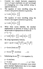 equation ofstationary wave
