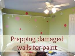 How To Prep Damaged Walls For Paint