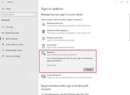 how to reset a windows 10 pword
