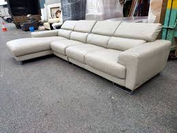 lorenzo 3 l shape leather sofa second