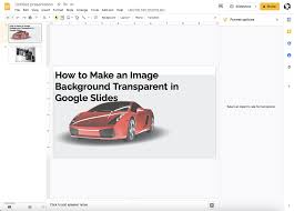 how to make an image transpa in