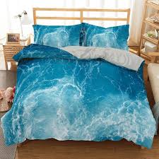 zeimon ocean waves bedding set