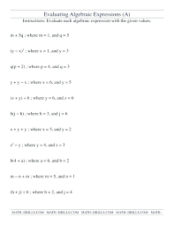 7th Grade Equations Test Pdf