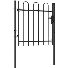 Fence Gate Single Door With Arched Top