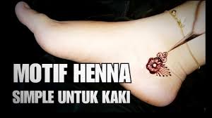 Henna tangan model teluk floral mehndi. Motif Henna Simple Untuk Kaki Youtube