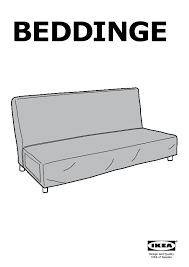 sofa bed knisa light gray