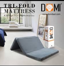 domi mattress tri fold 120cm