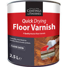 quick drying floor varnish clear satin