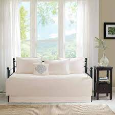 cream reversible daybed bedding set