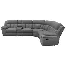 Dark Grey Chenille Power Reclining Sofa