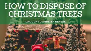 how to dispose of christmas trees