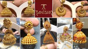 tanishq gold jhumka design a timeless