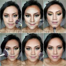 step by step face makeup tutorials