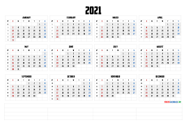 Here in this article, we will discuss the 2020 and 2021 calendar templates available here for you in various formats such as pdf, word or excel. 2021 Yearly Calendar Template Word Calendraex Com