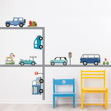 Blue Adventure Car Wall Decals