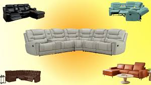 faux leather reclining sectionals