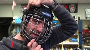 Proper Fitting A Cage On A Hockey Helmet