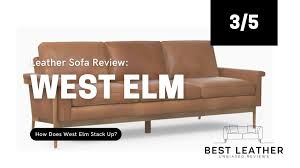 west elm leather sofa review are they