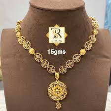 turkey necklace pure gold 22k 916
