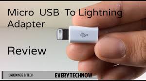 Apple Lightning To Micro Usb Adapter Review Test Charge Ipad Ipod Iphone With Micro Usb Youtube