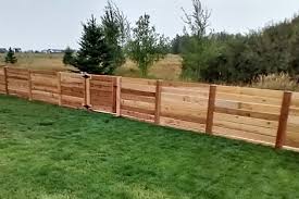 Sections are approximately 10' long. Wood Fence Photo Gallery Mild Fence