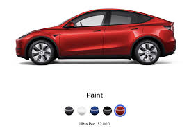tesla model y gets two new colors and