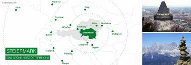 Steiermark regionen und städte auf der karte. Die Regionen Privatvermieter Steiermark