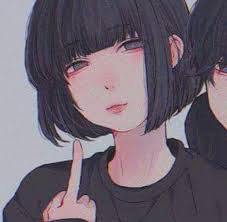 Check out inspiring examples of blackhair artwork on deviantart, and get inspired by our community of talented artists. Matching Pfp Girl Anime Anime Icons Girls With Black Hair