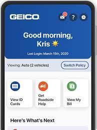 geico s mobile app free insurance app