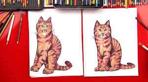 The final geometry will look like the image shown above. How To Draw A Realistic Cat Art For Kids Hub