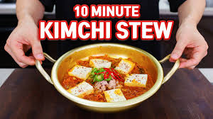 10 minute kimchi jjigae kimchi stew