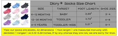 Dicry 6 Pairs Toddler Non Skid Ankle Socks Grip Baby Boys Girls Anti Slip Solid Color