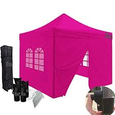 Pink 10 10 Canopy Tent With Four Walls