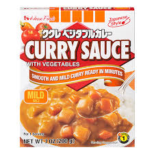 curry sauce with vegetables mild