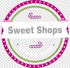 Arabesque Sweet Pink Round Store Label Transparent